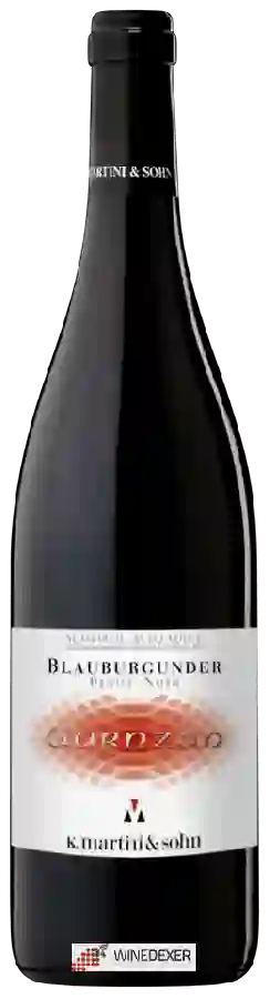 Winery K Martini & Sohn - Gurnzan Blauburgunder