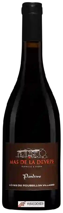 Winery Mas de la Devèze - Pandore Côtes du Roussillon Villages Winery Mas de la Devèze - Pandore Côtes du Roussillon Villages