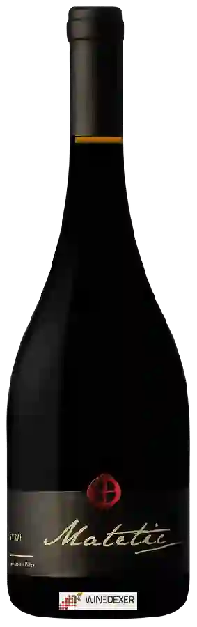Winery Matetic - Syrah