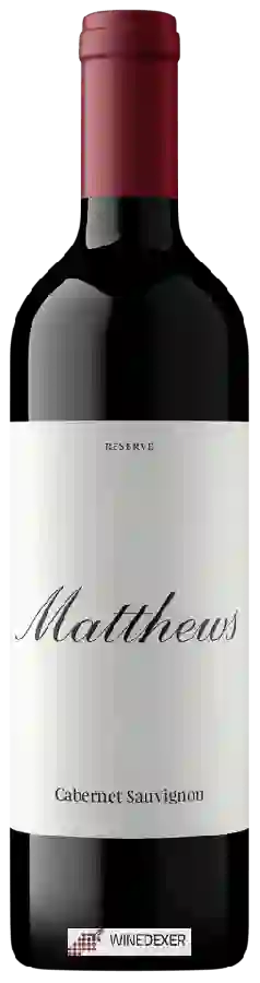 Winery Matthews - Reserve Cabernet Sauvignon