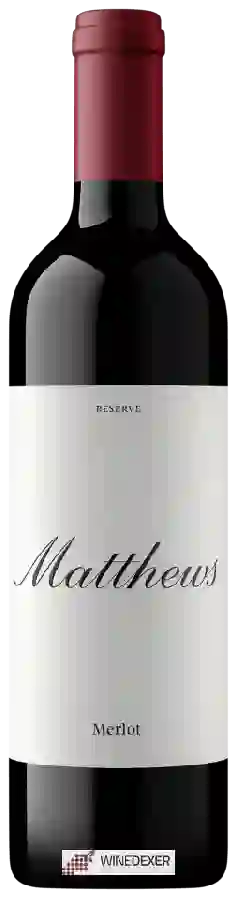 Winery Matthews - Reserve Merlot