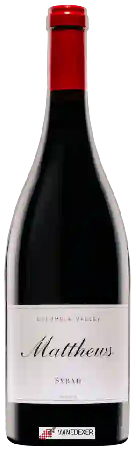 Winery Matthews - Syrah Winery Matthews - Syrah