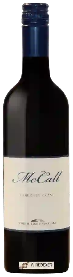 Winery McCall - North Ridge Vineyard Cabernet Franc Winery McCall - North Ridge Vineyard Cabernet Franc