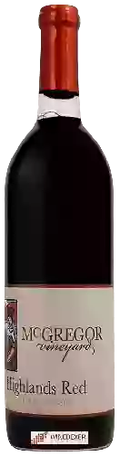 Winery McGregor Vineyard - Highlands Red