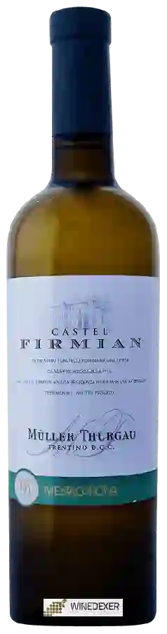 Winery Mezzacorona - Castel Firmian Müller Thurgau Trentino Winery Mezzacorona - Castel Firmian Müller Thurgau Trentino