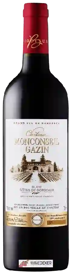 Château Monconseil-Gazin - Blaye Côtes de Bordeaux Rouge