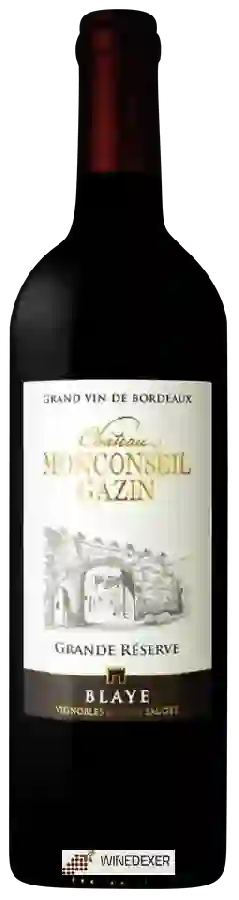 Château Monconseil-Gazin - Grande Réserve Blaye Château Monconseil-Gazin - Grande Réserve Blaye
