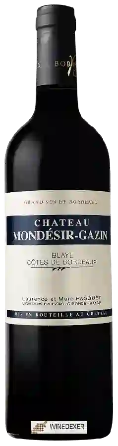 Château Mondésir-Gazin - Blaye - Côtes de Bordeaux Château Mondésir-Gazin - Blaye - Côtes de Bordeaux