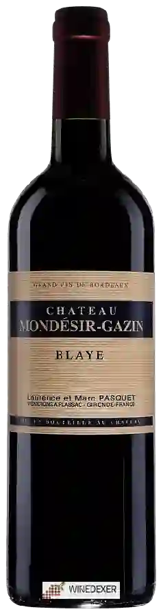 Château Mondésir-Gazin - Blaye Château Mondésir-Gazin - Blaye