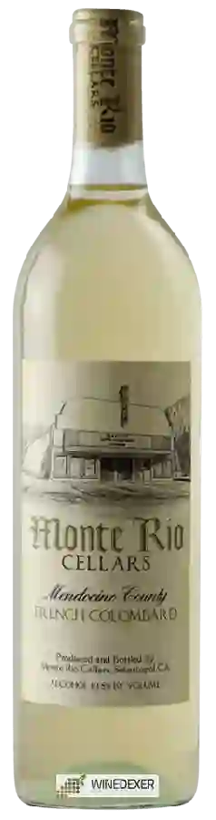 Winery Monte Rio Cellars - French Colombard Winery Monte Rio Cellars - French Colombard