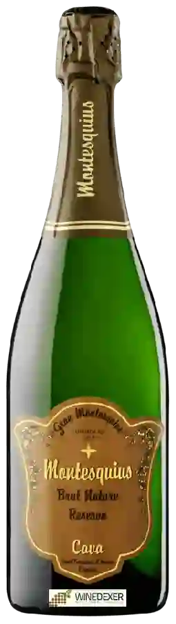 Winery Montesquius - Cava Gran Montesquius Reserva Brut Nature Winery Montesquius - Cava Gran Montesquius Reserva Brut Nature