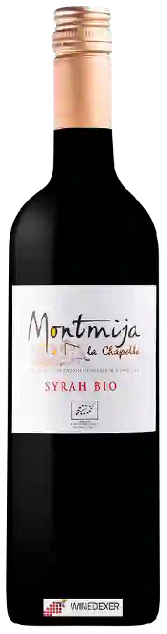 Winery Montmija - La Chapelle Syrah Bio