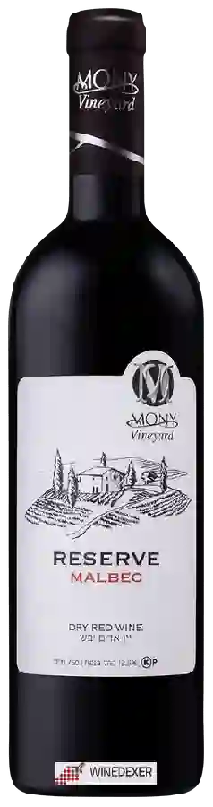 Winery Mony Vineyard - Reserve Malbec Winery Mony Vineyard - Reserve Malbec
