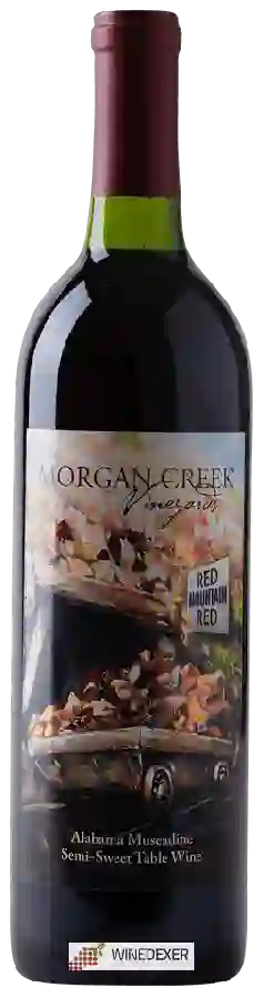 Winery Morgan Creek Vineyards - Red Mountain Red Muscadine Semi-Sweet Winery Morgan Creek Vineyards - Red Mountain Red Muscadine Semi-Sweet