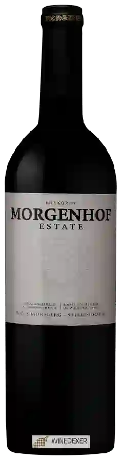 Winery Morgenhof Estate - Merlot Winery Morgenhof Estate - Merlot