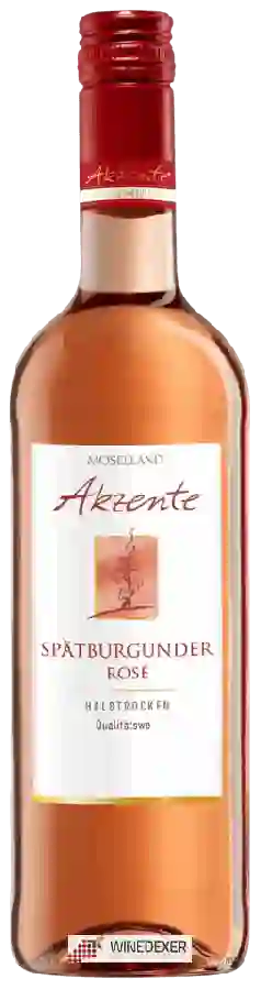 Winery Moselland - Akzente Spätburgunder Halbtrocken Rosé Winery Moselland - Akzente Spätburgunder Halbtrocken Rosé
