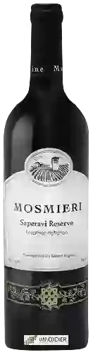 Winery Mosmieri (მოსმიერი) - Saperavi Reserve (საფერავი რეზერვი)