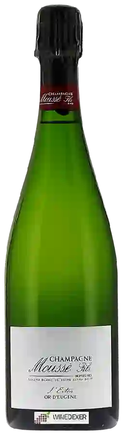Winery Moussé Fils - Extra Or d'Eugéne Blanc de Noir Solera Extra Brut Champagne Winery Moussé Fils - Extra Or d'Eugéne Blanc de Noir Solera Extra Brut Champagne
