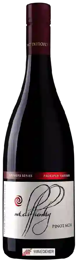 Winery Mt Difficulty - Growers Series Packspur Vineyard Pinot Noir