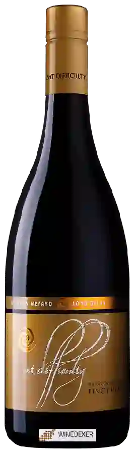 Winery Mt Difficulty - Long Gully Vineyard Bannockburn Pinot Noir