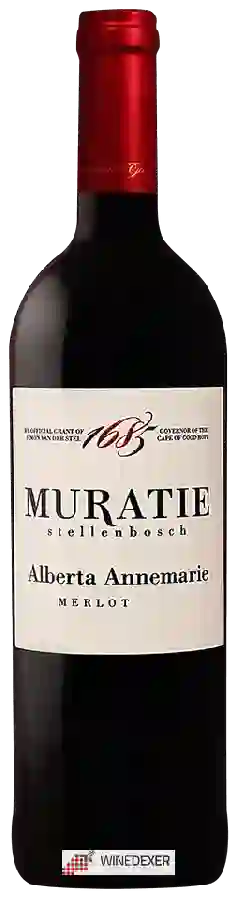 Winery Muratie - Alberta Annemarie Merlot