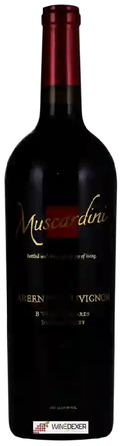Winery Muscardini Cellars - Bwise Vineyards Cabernet Sauvignon Winery Muscardini Cellars - Bwise Vineyards Cabernet Sauvignon