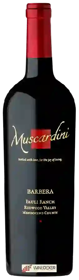 Winery Muscardini Cellars - Pauli Ranch Barbera Winery Muscardini Cellars - Pauli Ranch Barbera