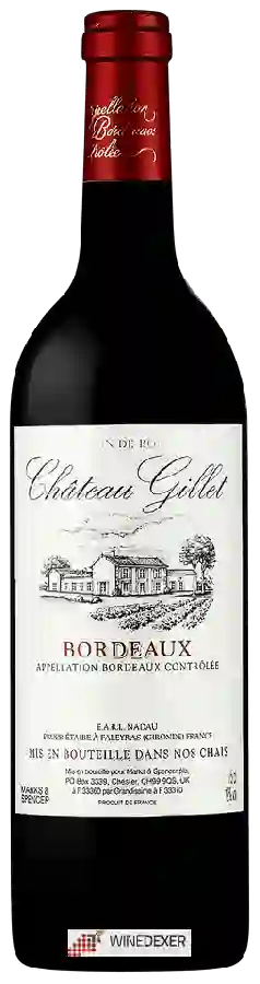 Winery Nadau - Château Gillet Bordeaux Rouge Winery Nadau - Château Gillet Bordeaux Rouge