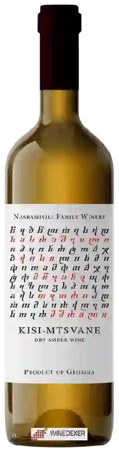 Nasrashvili Family Winery - Kisi - Mtsvane Dry Amber Nasrashvili Family Winery - Kisi - Mtsvane Dry Amber