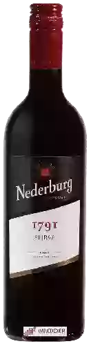 Winery Nederburg - 1791 Shiraz