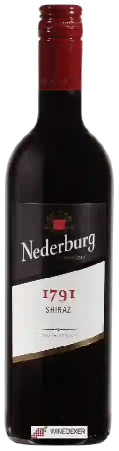 Winery Nederburg - 1791 Shiraz Winery Nederburg - 1791 Shiraz