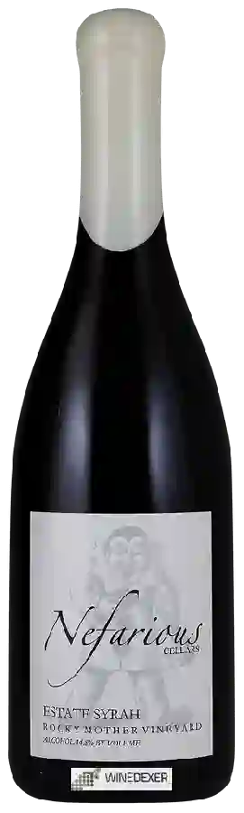 Winery Nefarious Cellars - Rocky Mother Vineyard Syrah Winery Nefarious Cellars - Rocky Mother Vineyard Syrah