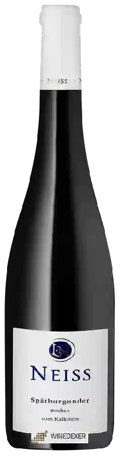 Winery Neiss - Spätburgunder Trocken vom Kalkstein Winery Neiss - Spätburgunder Trocken vom Kalkstein