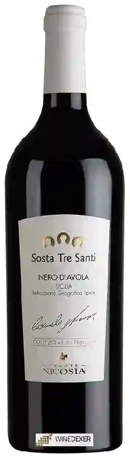 Winery Nicosia - Sosta Tre Santi Nero d’Avola