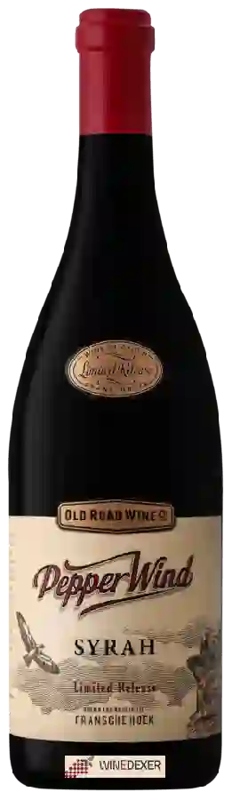 Winery Old Road Wine - Pepper Wind Limited Release Syrah Winery Old Road Wine - Pepper Wind Limited Release Syrah
