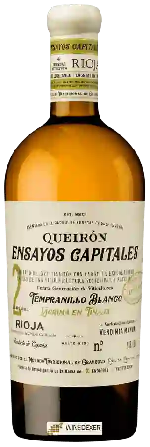 Winery Ontañon - Queirón Ensayos Capitales Tempranillo Blanco