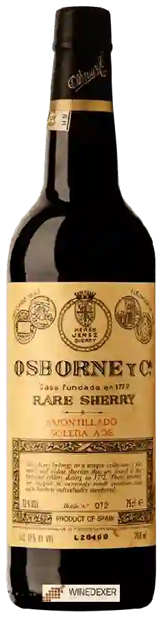 Winery Osborne - Jerez-Xeres-Sherry Amontillado Solera AOS Winery Osborne - Jerez-Xeres-Sherry Amontillado Solera AOS