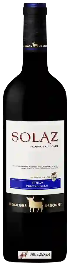 Winery Osborne - Solaz Shiraz - Tempranillo Winery Osborne - Solaz Shiraz - Tempranillo