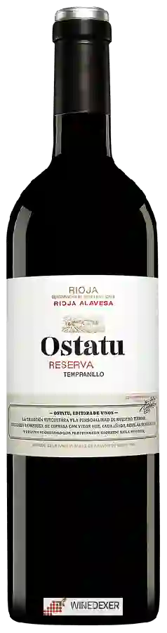 Winery Ostatu - Rioja Reserva Winery Ostatu - Rioja Reserva
