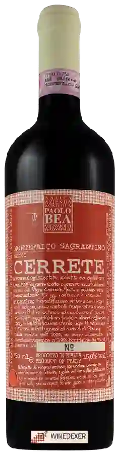Winery Paolo Bea - Cerrete Montefalco Sagrantino Secco Winery Paolo Bea - Cerrete Montefalco Sagrantino Secco