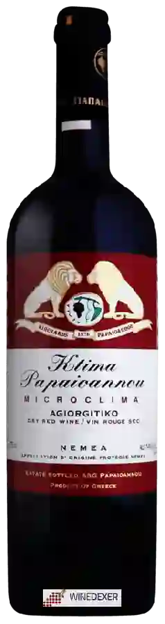 Winery Papaioannou (Παπαϊωάννου) - Microclima Nemea Winery Papaioannou (Παπαϊωάννου) - Microclima Nemea