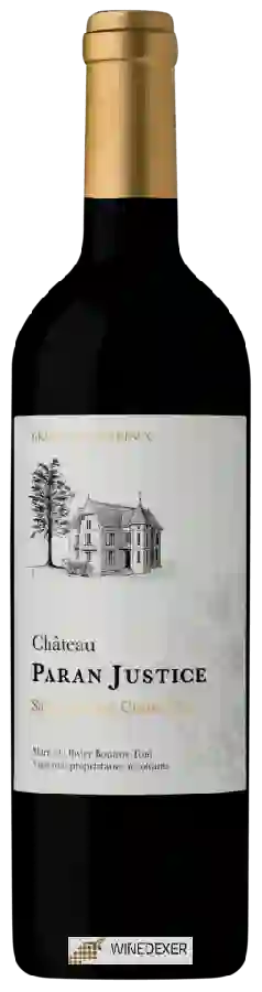 Château Paran Justice - Saint-Émilion Grand Cru Château Paran Justice - Saint-Émilion Grand Cru