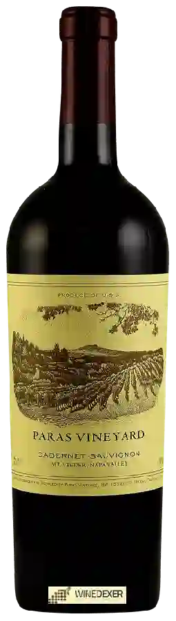 Winery Paras Vineyard - Cabernet Sauvignon Winery Paras Vineyard - Cabernet Sauvignon