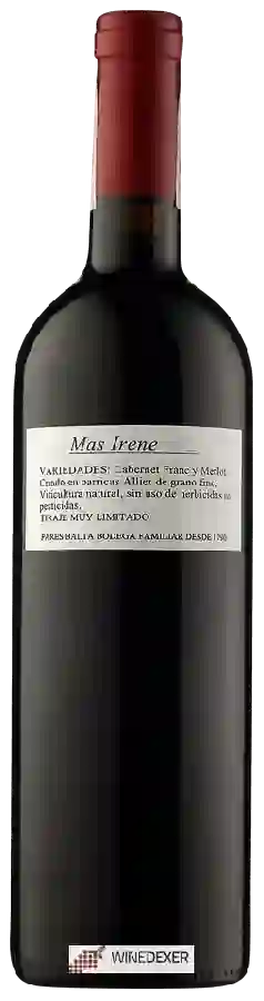 Winery Parés Baltà - Cabernet Franc - Merlot Mas Irene
