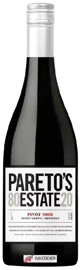 Winery Pareto's Estate - Eighty20 Pinot Noir Winery Pareto's Estate - Eighty20 Pinot Noir