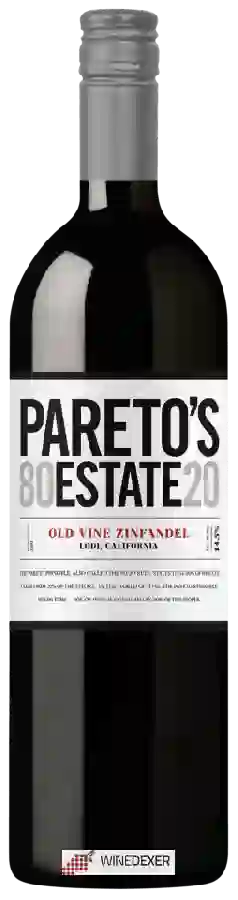 Winery Pareto's Estate - Eighty20 Zinfandel Winery Pareto's Estate - Eighty20 Zinfandel