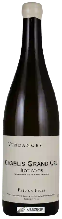 Winery Patrick Piuze - Bougros Chablis Grand Cru Winery Patrick Piuze - Bougros Chablis Grand Cru