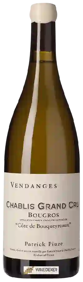 Winery Patrick Piuze - Côte de Bouqueyraux Bougros Chablis Grand Cru