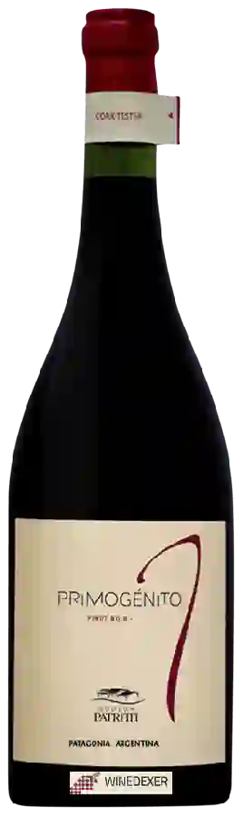 Winery Patritti - Primogénito Pinot Noir