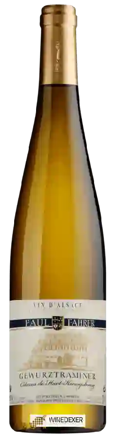 Winery Paul Fahrer - Gewürztraminer Terroir du Haut Koenigsbourg Winery Paul Fahrer - Gewürztraminer Terroir du Haut Koenigsbourg